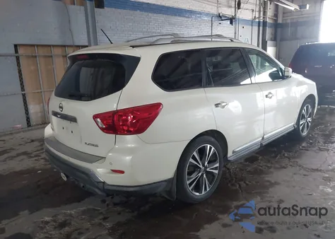 2017 Nissan Pathfinder Platinum from USA, damaged, VIN 5N1DR2MN0HC649814